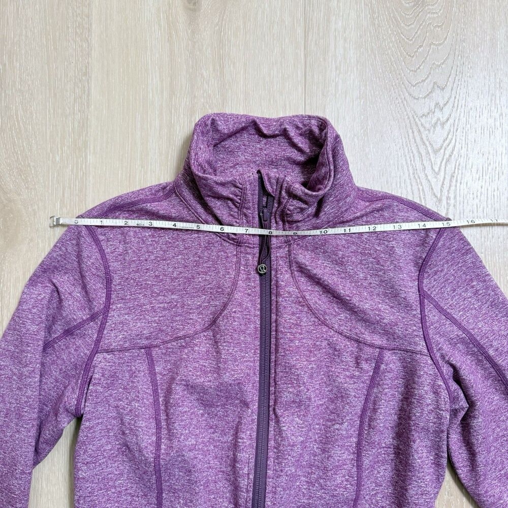 Lululemon RARE Peplum Pleated Riding Jacket in Heathered Ultra Violet Size 10 - Picture 12 of 16